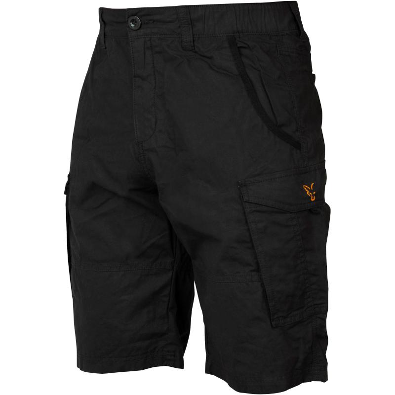 Fox Collection Kampf Shorts Black Orange - L