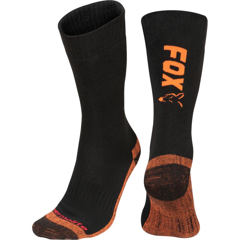Fox Black / Orange Thermolite long sock 10 - 13 Eu 44-47