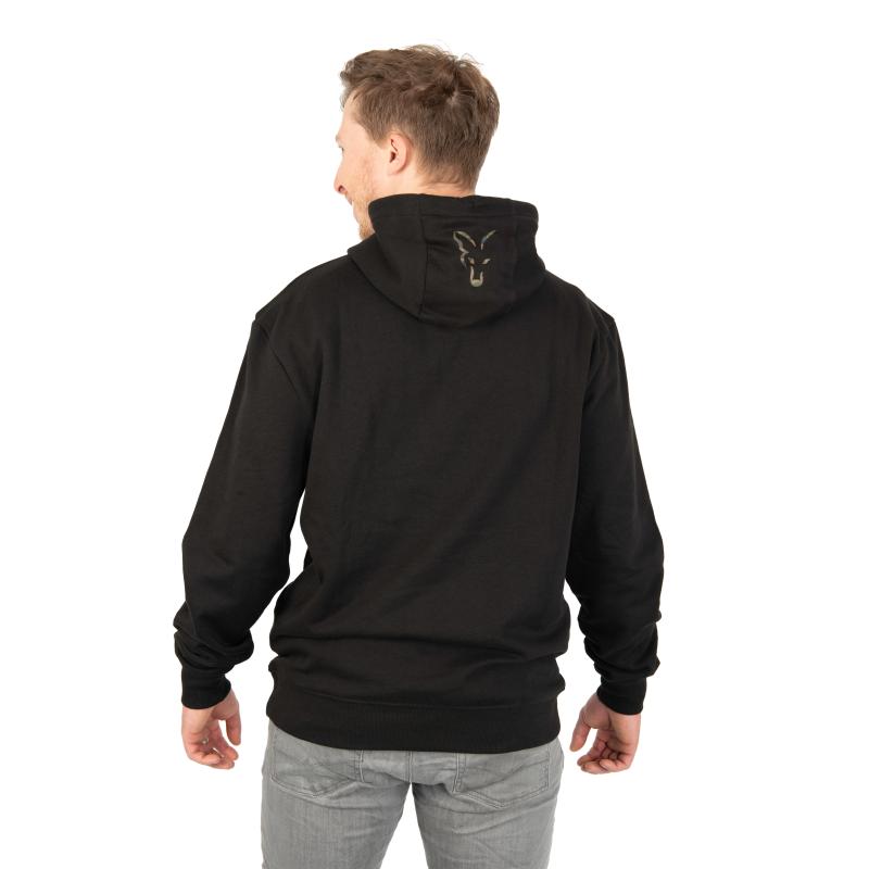 Fox Lw zwarte hoodie met camouflageprint Xl