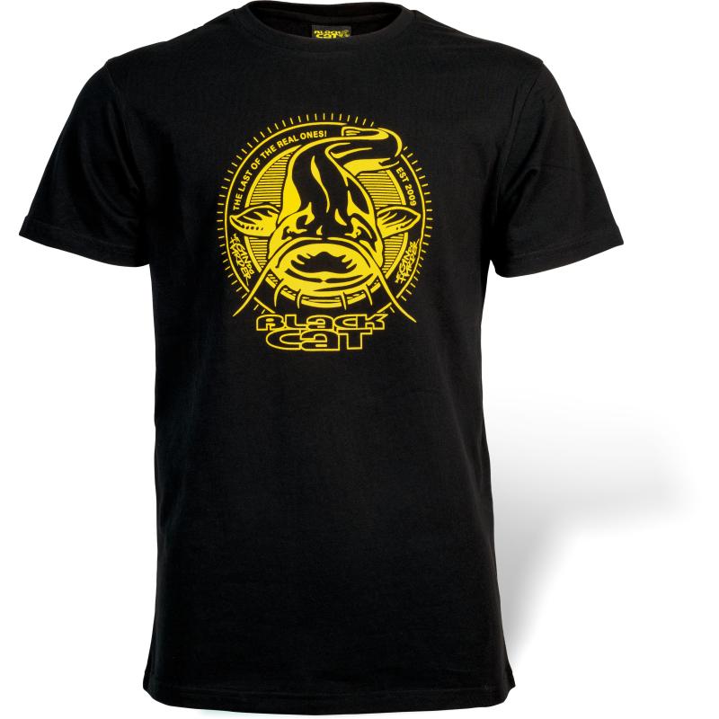 Black Cat XXL Established Collection T-Shirt zwart