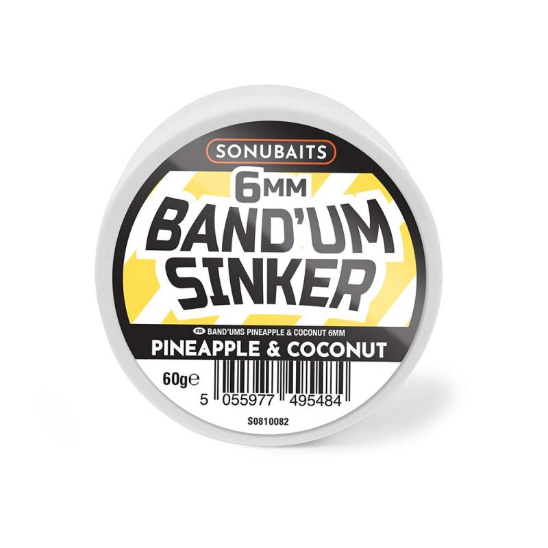Sonubaits Band'Um Sinkers Ananas & Kokosnoss - 6mm