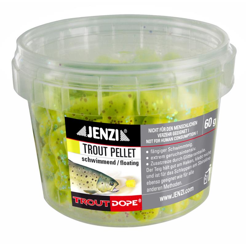 JENZI Trout pellets 60g yellow