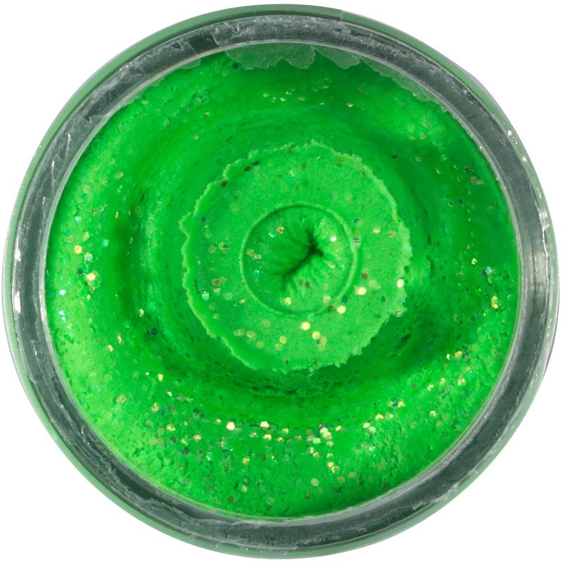 Berkley PowerBait Sinking Glitter Trout Bait Spring/Lime 65g