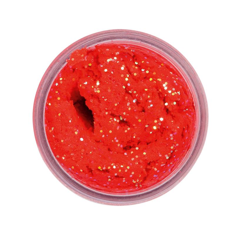 Berkley Select Glitter Truite Bait Rouge Fluo