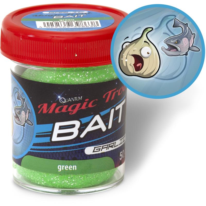 Quantum Trout Bait green garlic 50g