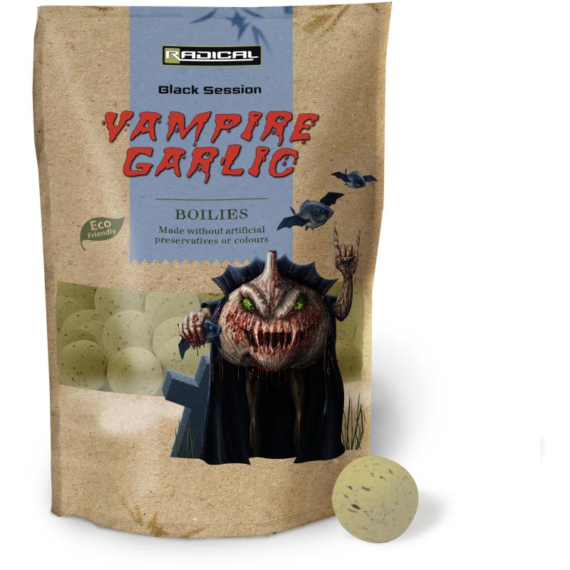 Radical Vampire Garlic Boilie Ø 20mm ohne Farbstoff 1kg