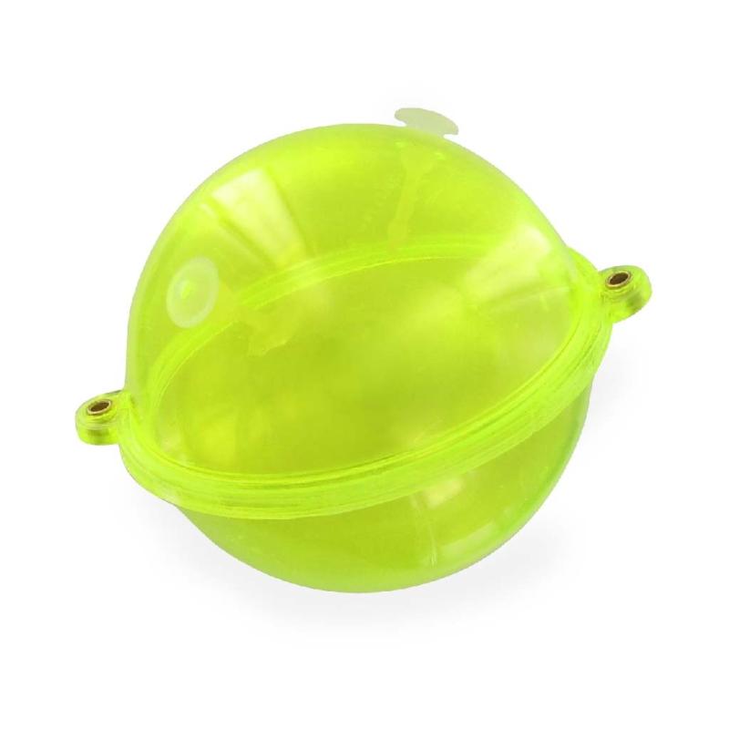 JENZI water ball with metal eyelets, yellow / clear, original Buldo, 30,0 g