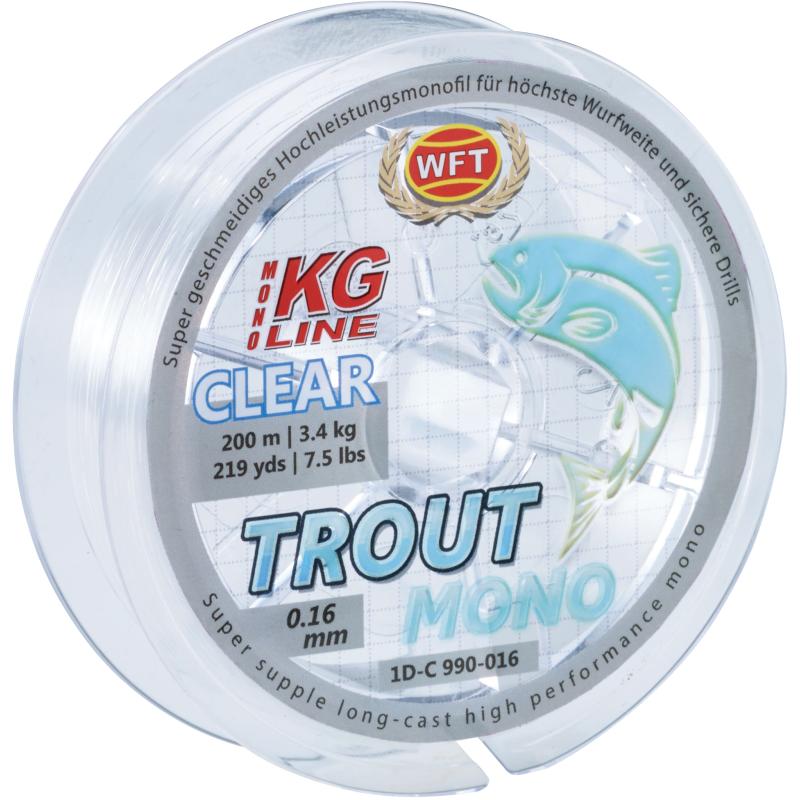 WFT Trout Mono clear 200m 0,18