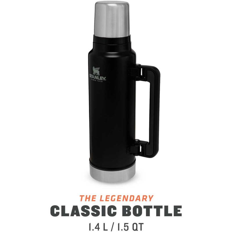 Stanley Classic Vakuum-Flasche 1,4 L Fassungsvermögen Mattschwarz