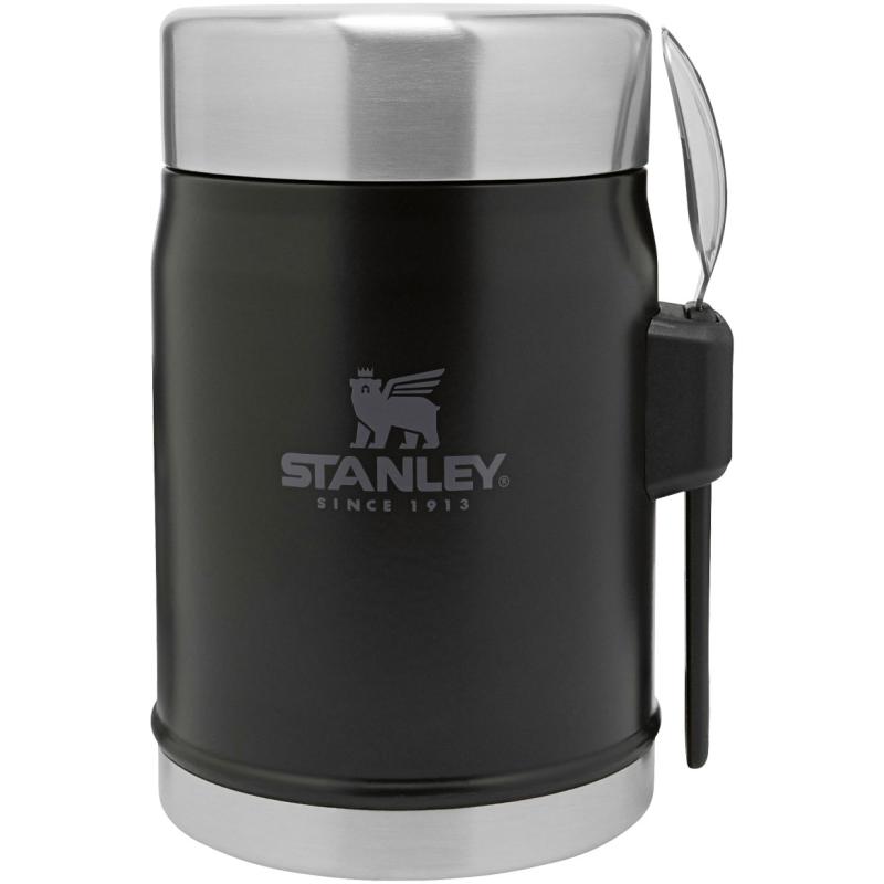 Stanley Classic Food Jar + Spork Mattschwarz