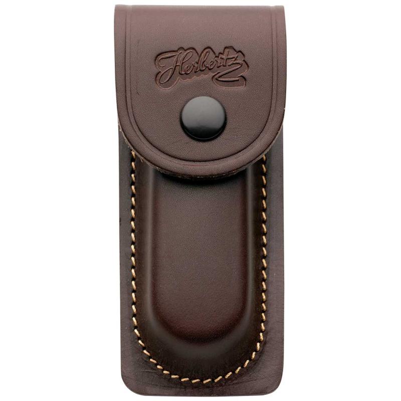 Herbertz leather case, brown, for handle length 11 cm length 13 cm