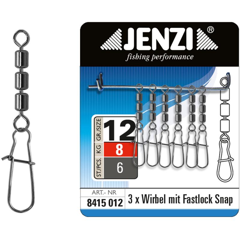 JENZI Roll3xWirbel fastl. Snap size 12