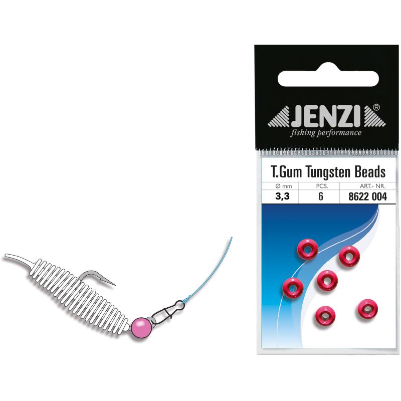 JENZI Tung.Perl.3,3mm 6 / SB roun.pink
