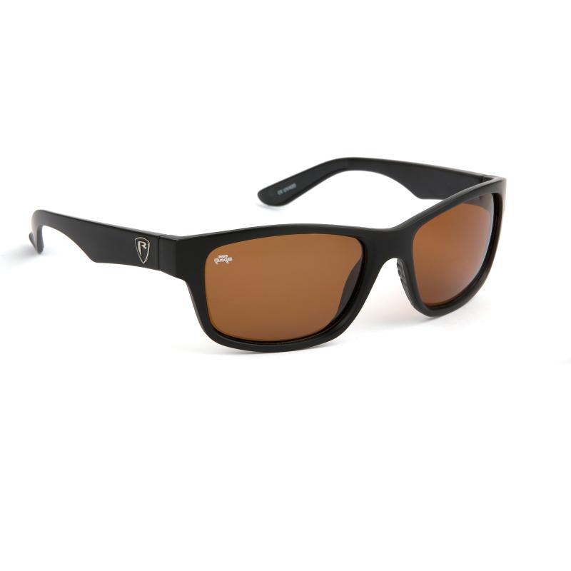 Fox Rage Sunglasses mat schwaarz / brong Objektiv