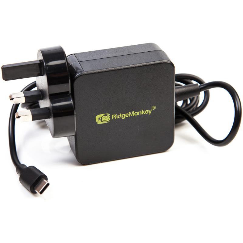 RidgeMonkey Vault USB C to Power Delivery Comp.Cabel Ladekabel Angeln Outdoor 