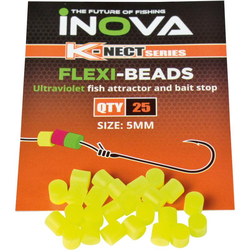 INOVA Flexi Beads giel 25stéck. 5mm