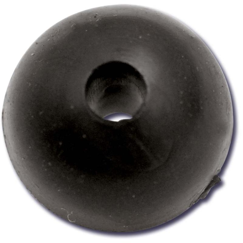 Black Cat rubberen kralen 10 mm, 10 st.