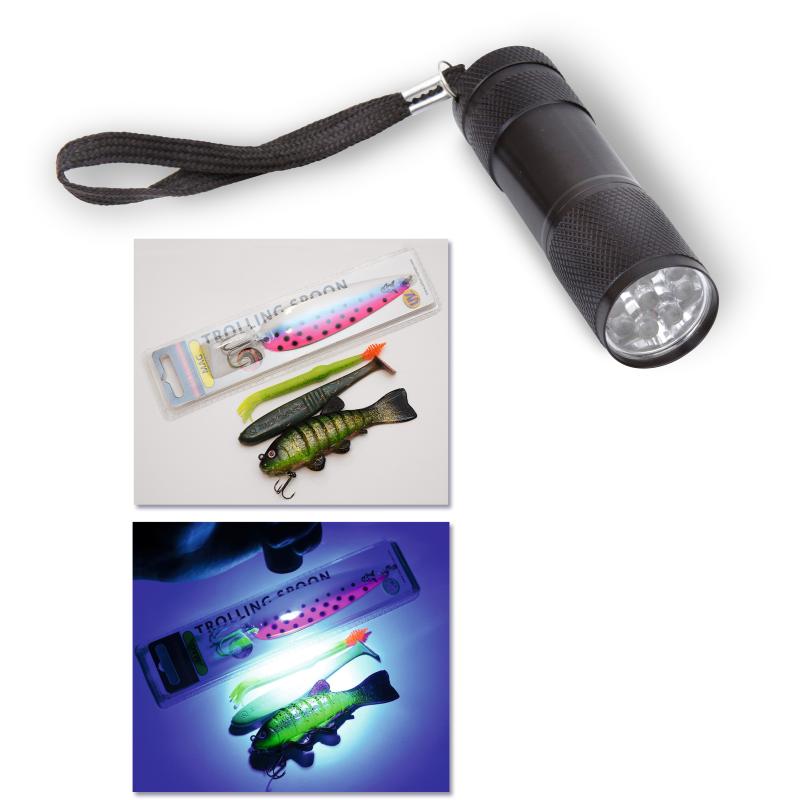 Quantum UV flashlight