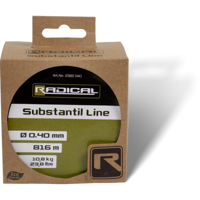 Radical Ø0,35mm Substantil Line 1065m 9,10kg, 20,10lbs transparant groen