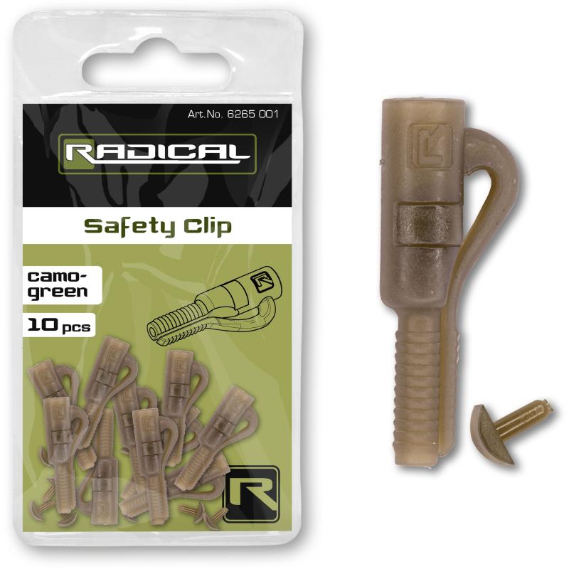 Radical Safety Clip camo-groen