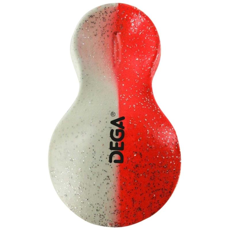 DEGA Butt Spoon Inline 40g rood-lichtgevend