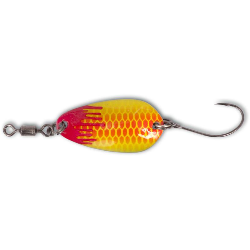 Cuillère Magic Trout 2g 2,5cm Bloody Loony rouge / jaune