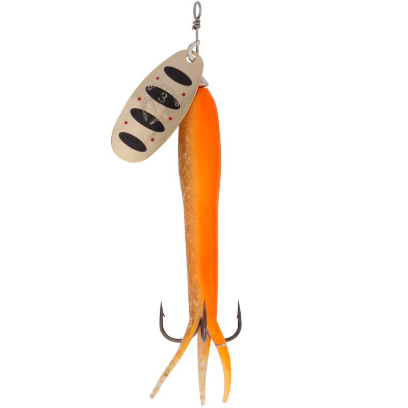 Savage Gear Flying Eel Spinner # 3 23G Coulant Orange Fluo / Or