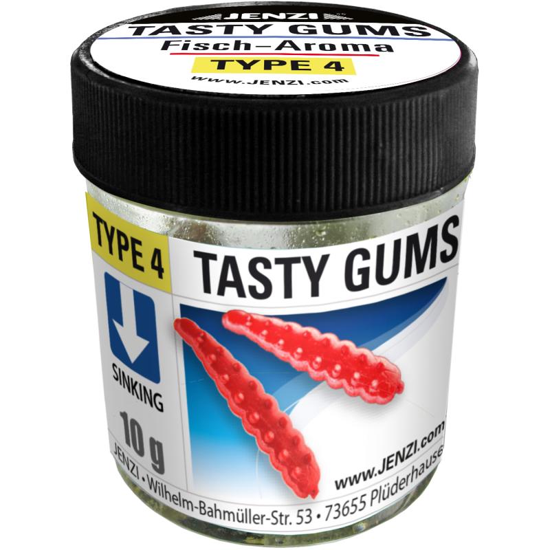 JENZI Tasty Gums Gummik.m.Ger. B-Made rood