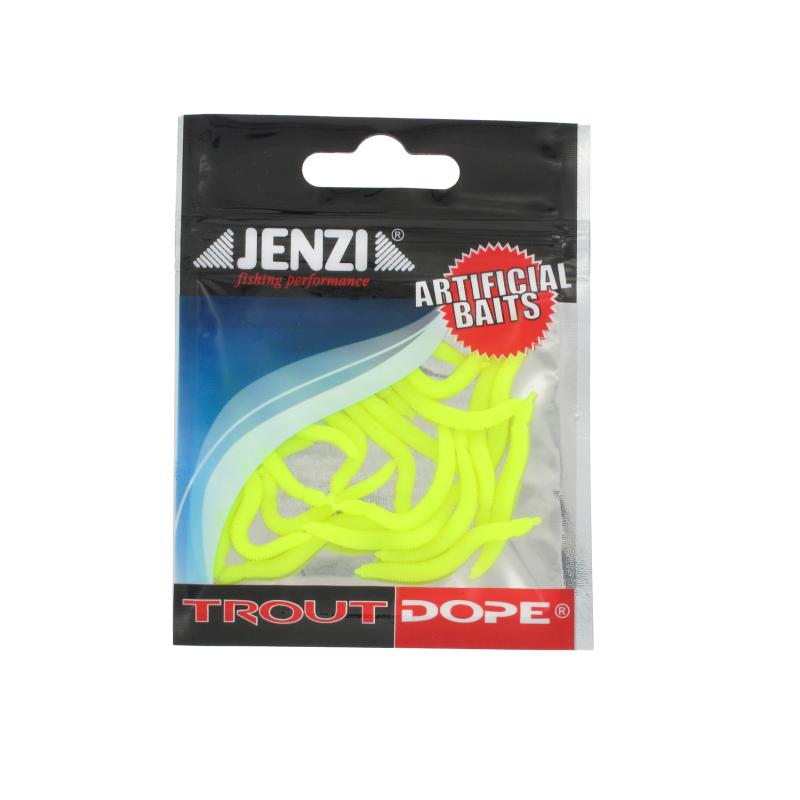 JENZI Trout Dope Artificial worms, sinking number 20 pcs / SB M
