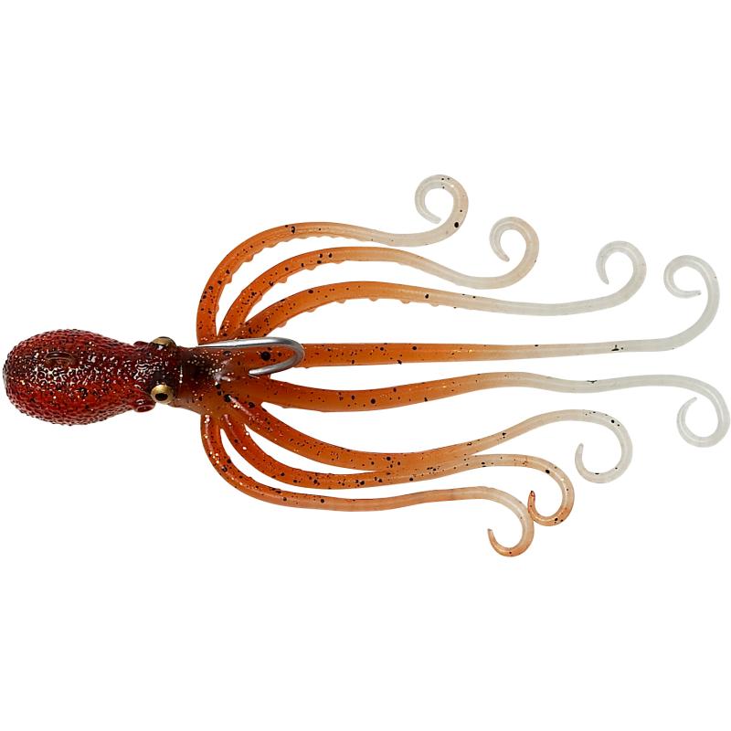 Savage Gear 3D Octopus 300g 22cm Braun Liicht