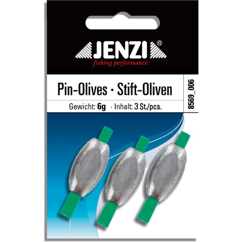 Stift-Oliven-Blei, verpackt Anzahl 3 St/SB 6,0 g