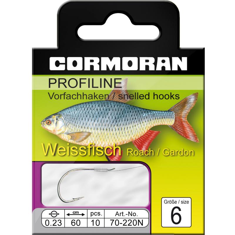 Cormoran PROFILINE whitefish hook nickel size 18 0,10mm