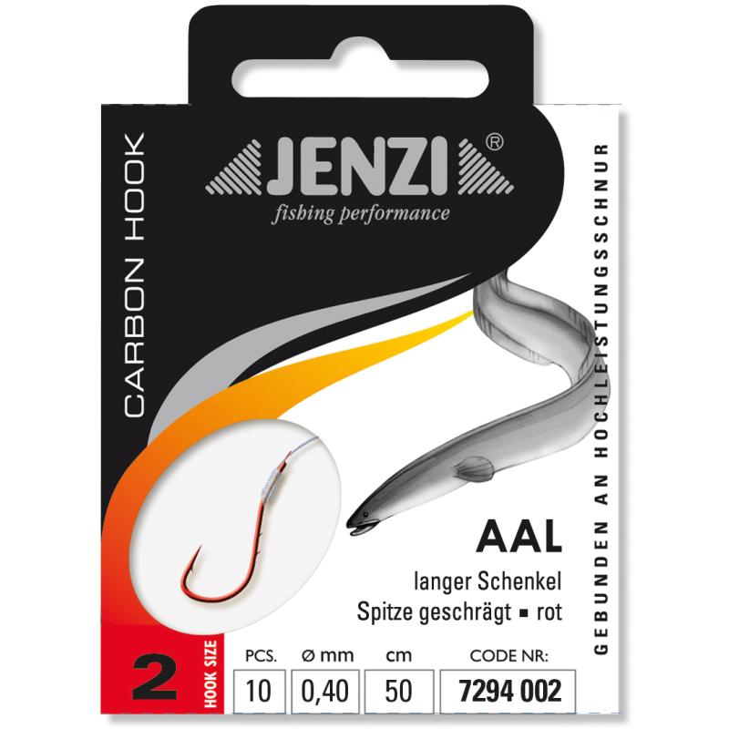 Crochet anguille JENZI noué taille 2 0,40mm 50cm