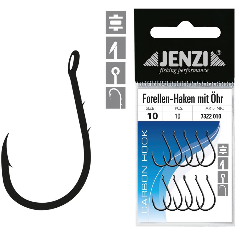 JENZI For.Hook with eyelet titan SB G.10