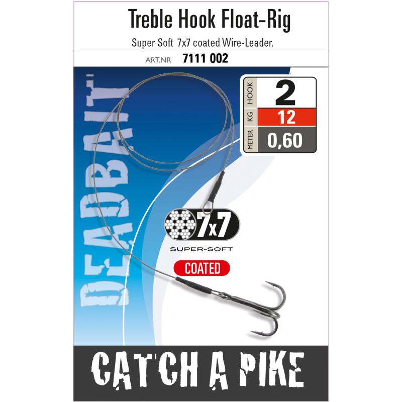 Trebble-Hook Float Rig 7x7 haak maat 2