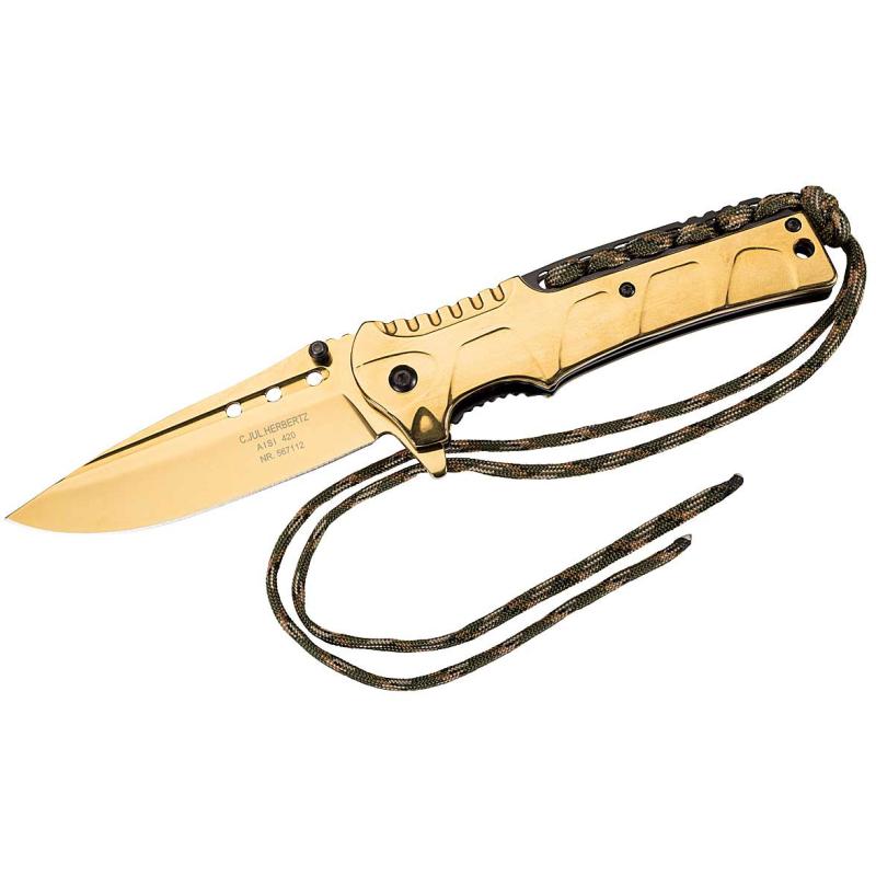 Herbertz One-Hand Messer, Blade Längt 9,7cm