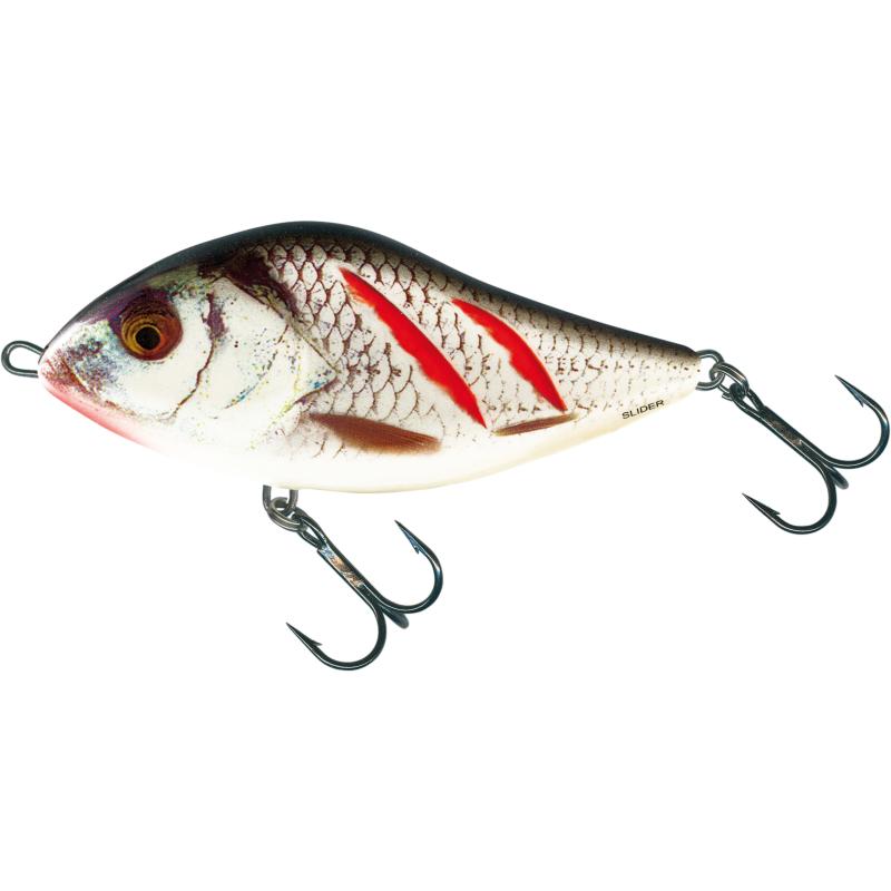 Salmo Slider Sinking 10cm 46G Wounded Real Gray Shiner 1,0 / 1,0m