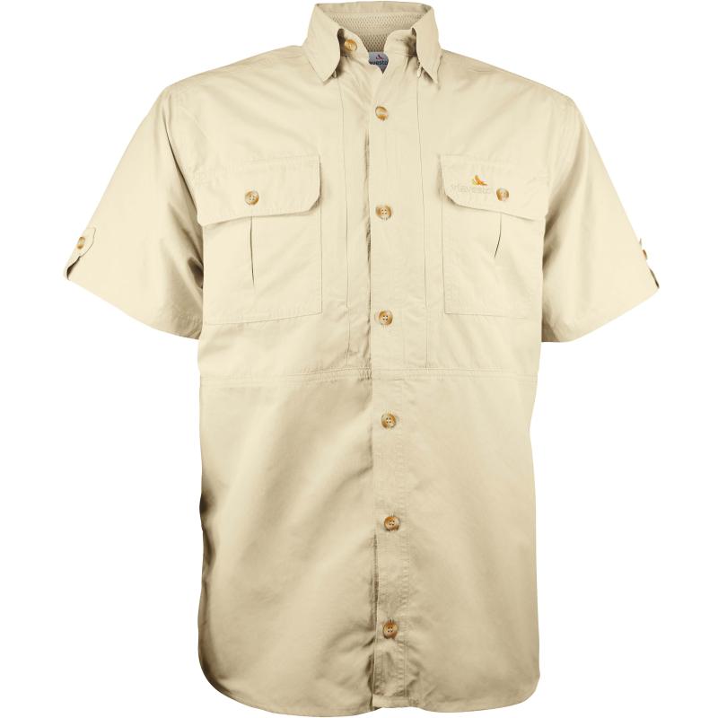 Viavesto men's short-sleeved shirt Sr. Eanes: sand, size. 52
