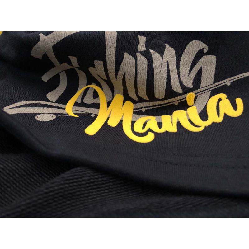 Hotspot Design Sweatshort Fishing Mania geel - Maat XL