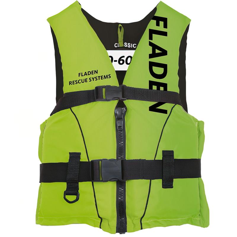 Gilet de sauvetage FLADEN Classic vert ISO 12402-5 50N S