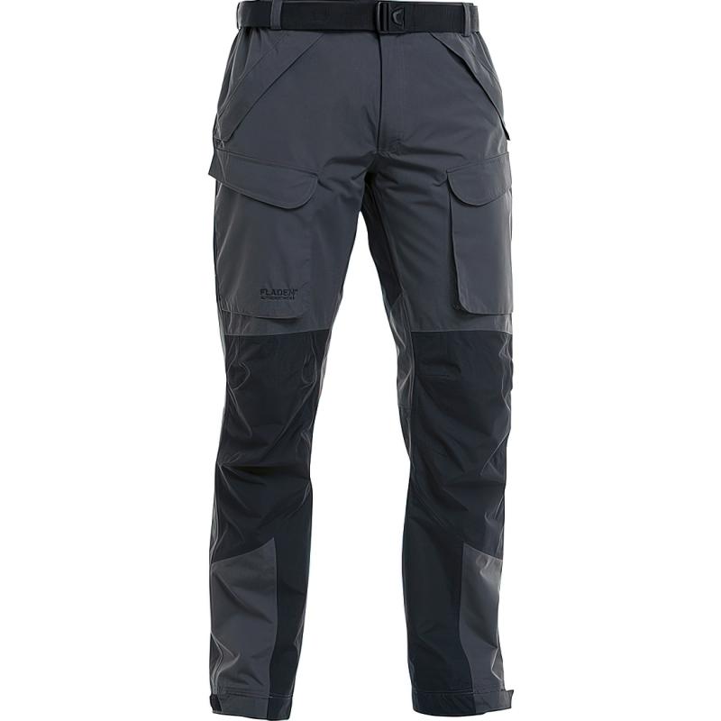 Pantalon FLADEN Authentic 2.0 gris / noir M microfibre pêche