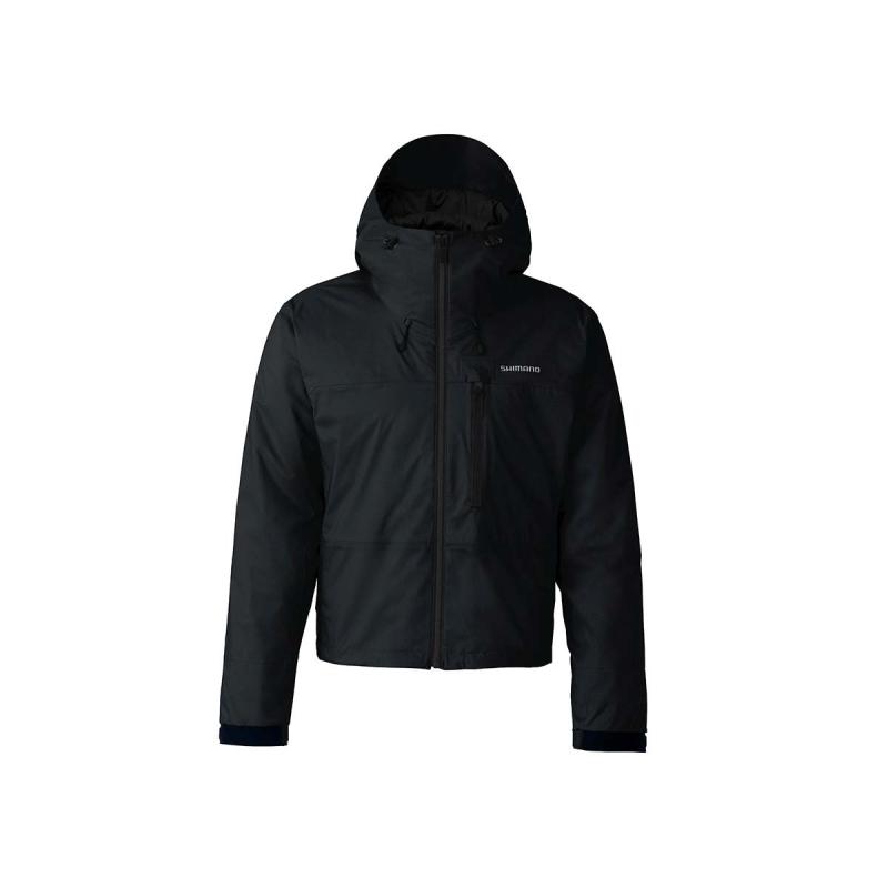 Shimano Durast Warm Short Rain Jacket M Black
