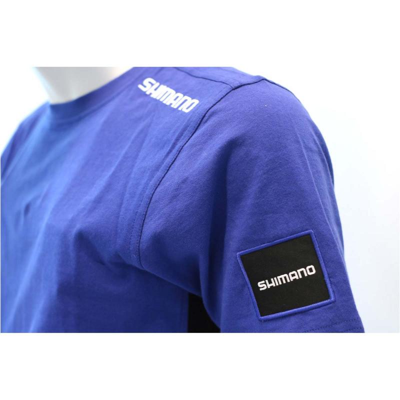 Shimano T-Shirt S Royal Blue