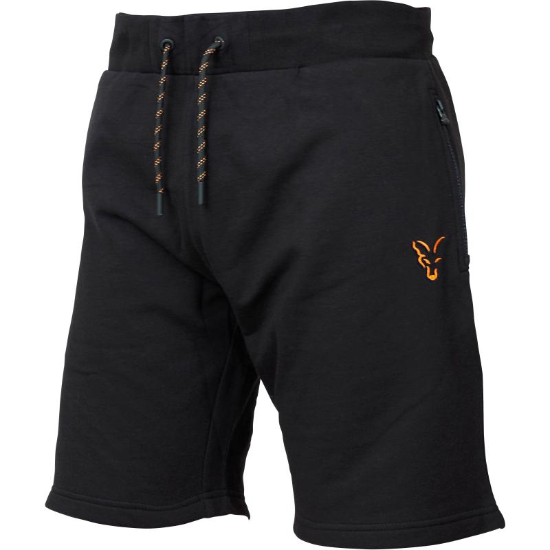 Fox Kollektioun Black Orange LW Jogger Shorts - XXXL