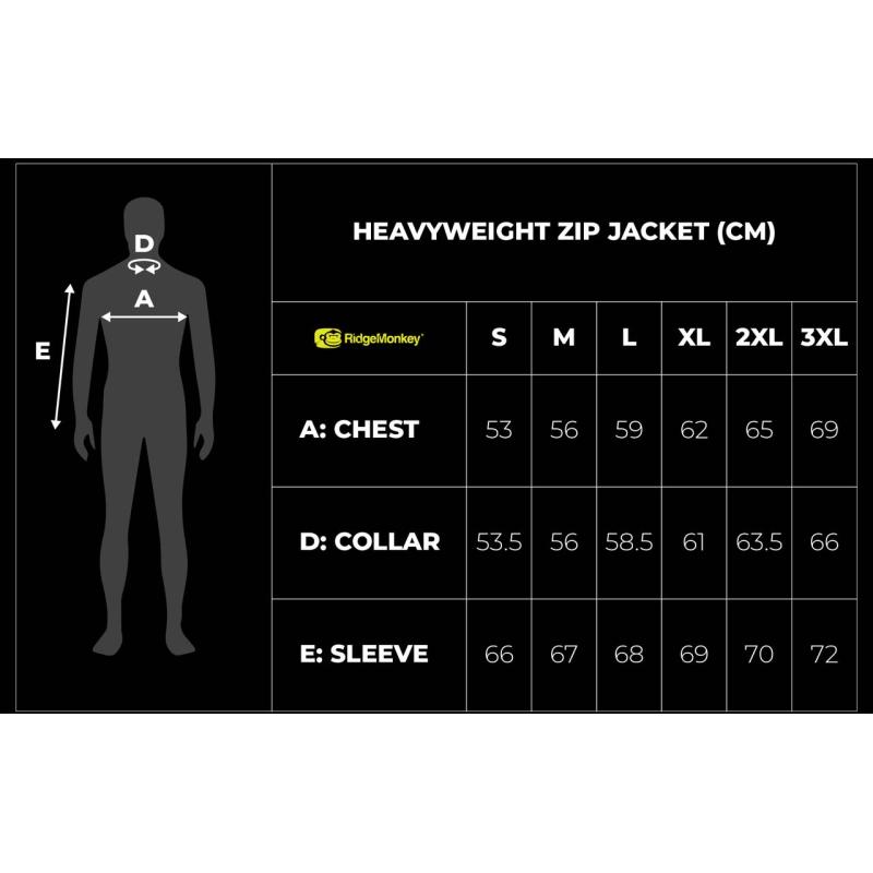 Sänger RM654 Heavyweight Zip Jacket Black M
