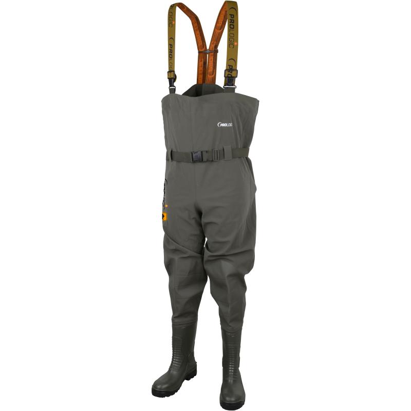 Prologic Road Sign Chest Wader w / Cleated Sole 41 7