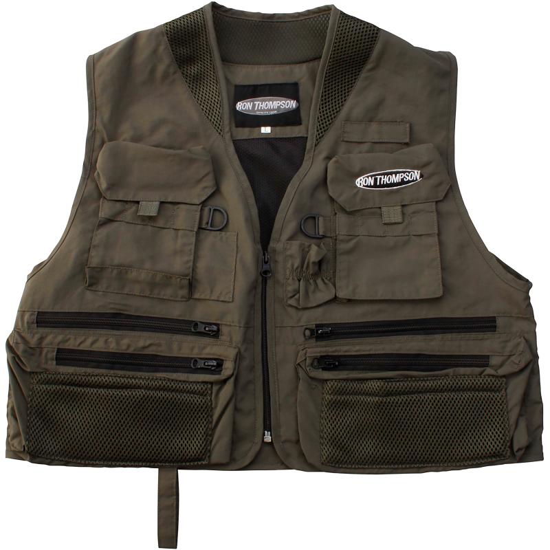 Ron Thompson Ontario Fly Vest L Dusty Olive