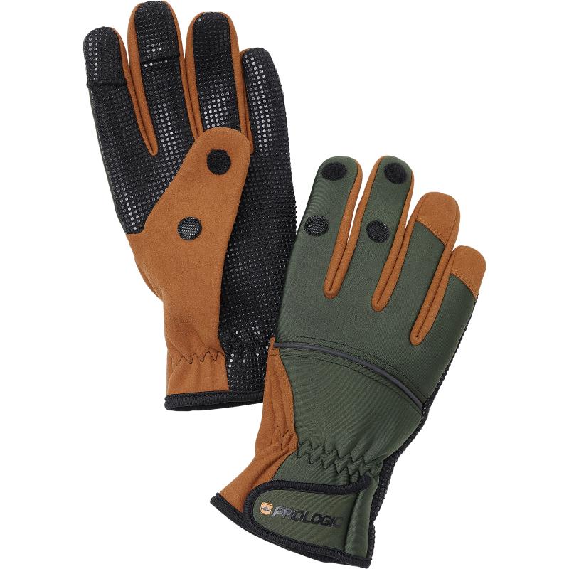 Prologic Neoprene Grip Glove M Green / Black