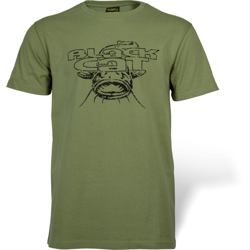 Black Cat XXL Military Shirt green