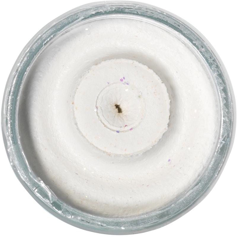 Berkley Natural Scent Trout Bait Glitter Bloodworm Blanc